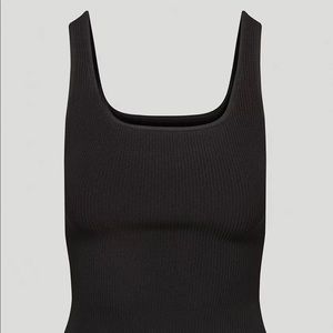 Babaton sculpt knit squareneck tank
